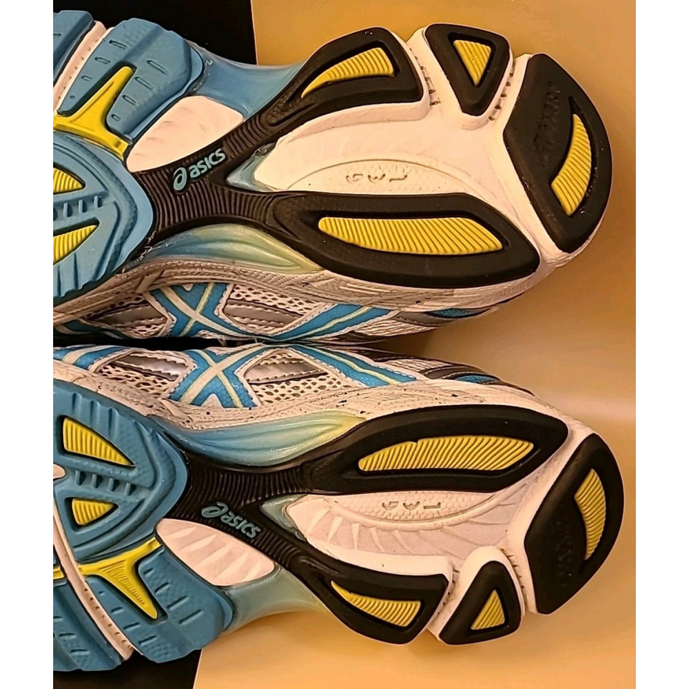 Asics Running Shoes Womens Size 7.5 Gel Duomax Gray Blue T27BQ Sneakers Gym - Picture 12 of 13